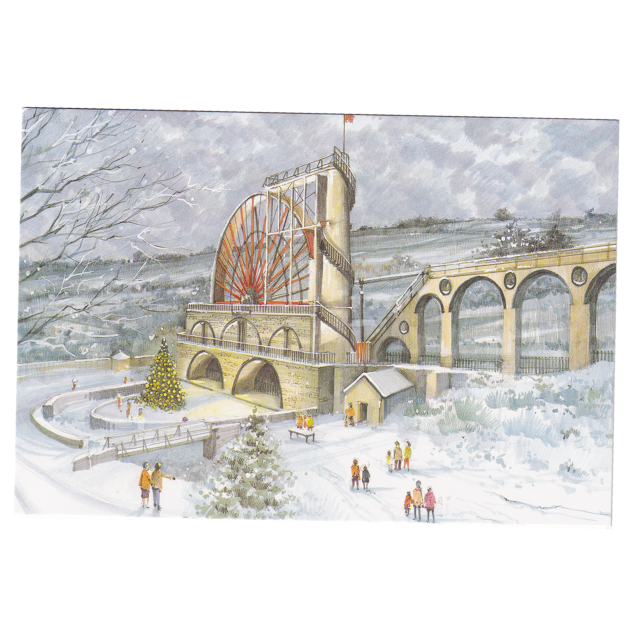 LAXEY WHEEL - PACK OF 5 CHRISTMAS CARDS XMO8